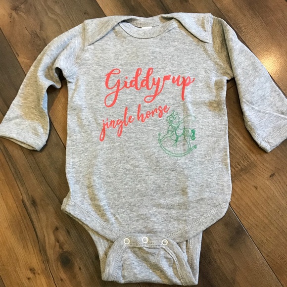 Giddy Up Jingle Horse Onesie - Picture 1 of 2